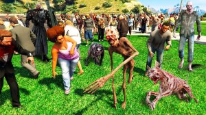 ЗОМБИ СИРЕНОГОЛОВЫЙ ЗАРАЗИЛ ВСЕХ ЛЮДЕЙ ВИРУСОМ В ГТА 5 МОДЫ! ОБЗОР МОДА В GTA 5! ВИДЕО ИГРЫ MODS
