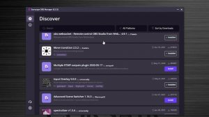 Administrador de Plugins de OBS | OBS plugin Manger