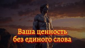 🌟 Ваша ценность без единого слова. (Мотивация)