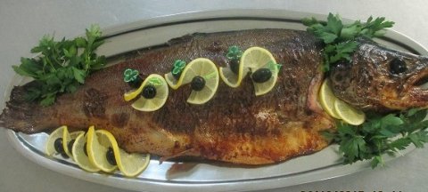 Форель запеченная целиком