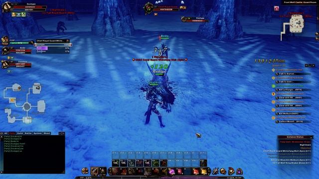 Archlord 2 - Frost Wolf Castle Dungeon (Nightmare) 30 lvl смотреть онлайн