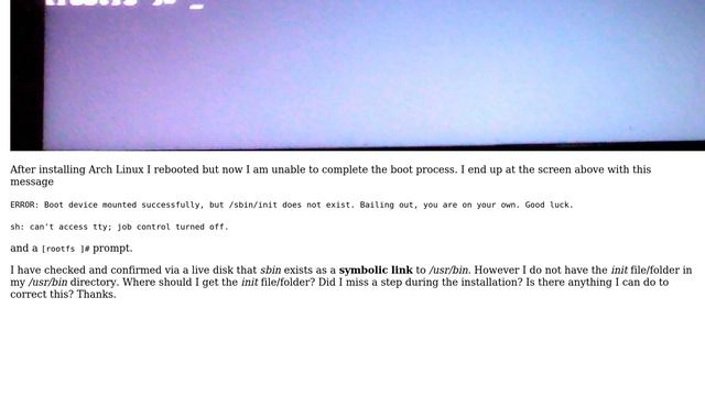Unix & Linux: /sbin/init does not exist (2 Solutions!!) смотреть онлайн
