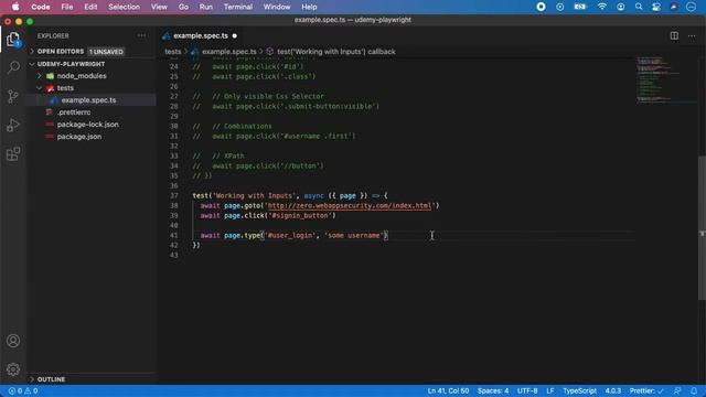 Playwright Tutorial #6 - Forms and Inputs смотреть онлайн