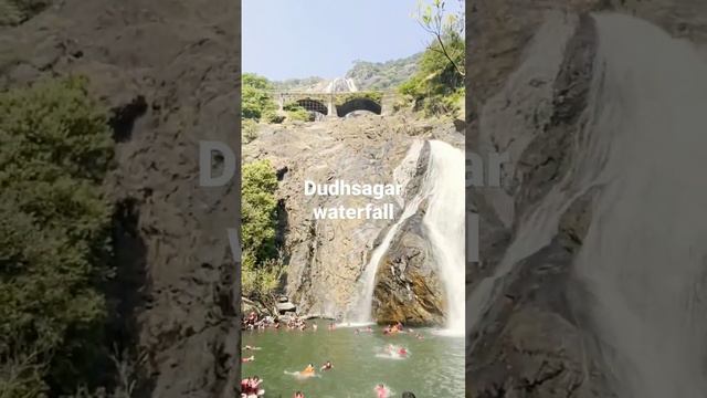 Dudhsagar waterfall     #dudhsagarwaterfalls #goa #travel #waterfall