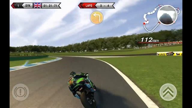 SBK14 Official Mobile Game -4 laps win смотреть онлайн