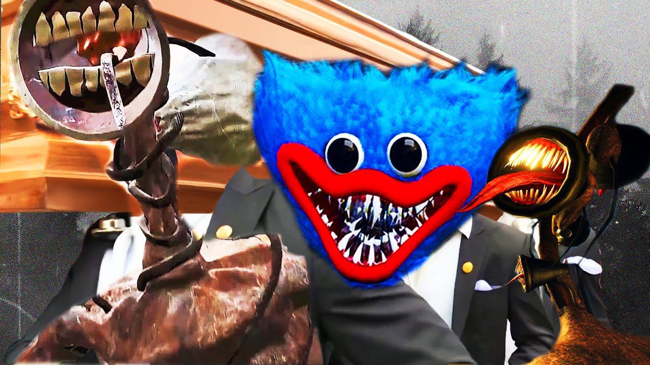 Siren Head vs Huggy Wuggy - Coffin Dance Song (Cover) смотреть онлайн