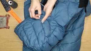 видео-урок как быстро зашить дырочку на куртке