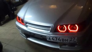 Ангельские глазки на Тойота Чайзер 100 Led Angel Eyes Toyota Chaser 100 by TAU tech TTSL