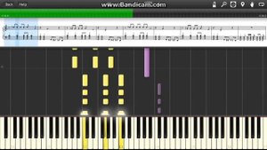 Nirvana Rape me piano cover tutorial (Synthesia sheet music) Нирвана на фортепиано