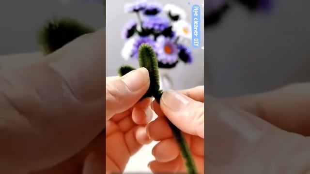 Цветы из синельной проволоки