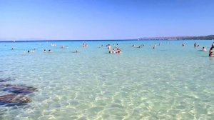 Kallithea city beach in Kassandra peninsula.