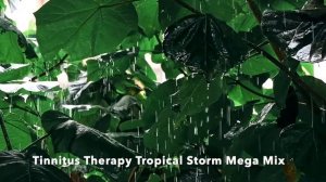 Tinnitus Therapy Tropical Storm Mega Mix Nature Sounds