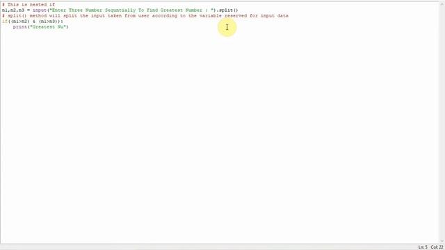 Python nested if : Python Tutorial