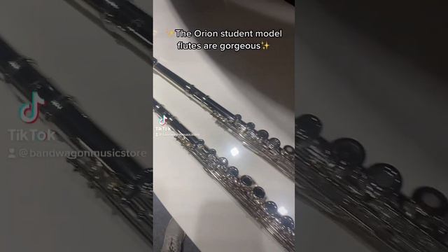 Check out our Orion flutes! #bandgeeks #orionmusicalinstruments #woodwinds #flute #fyp #band