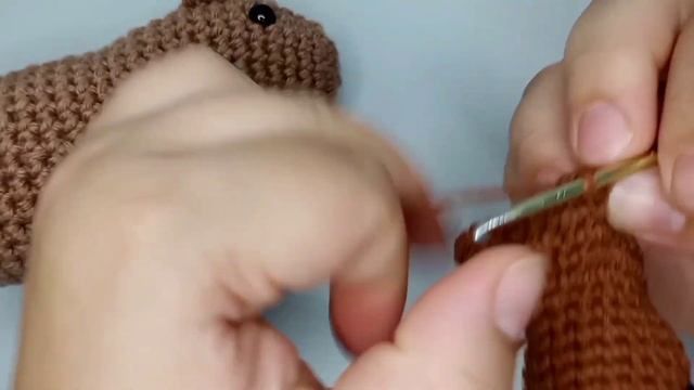 Capybara Amigurumi NO SEW