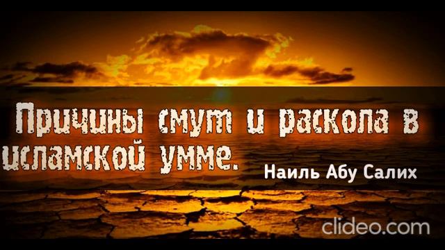 Религиозная безопасность.  "Причины смут и раскола в исламской умме". Смута (Фитна). Наиль Абу Сали