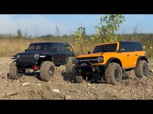 Axial SCX10 III Gladiator vs TRAXXAS TRX4 BRONCO 2021 - НЕ ПОКУПАЙ пока не посмотришь!