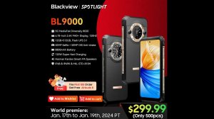 Распаковка флагмана 2024 - Blackview BL9000 (5G,   8800мАч, 12\512ГБ)
