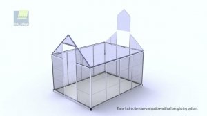 Инструкция по сборке теплицы Palram Hybrid 6х8