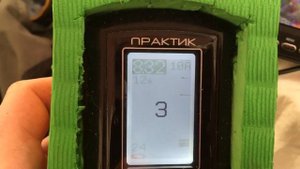 Эхолот Практик против камеры