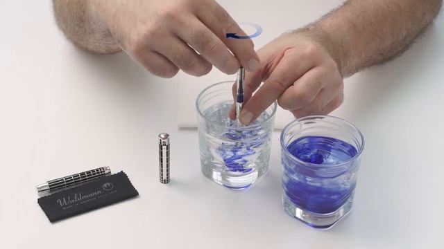 Как почистить конвертер для стандартной перьевой ручки Waldmann смотреть онлайн