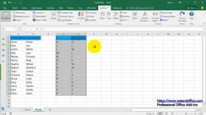 How to concatenate first letters of names/ cells in Excel