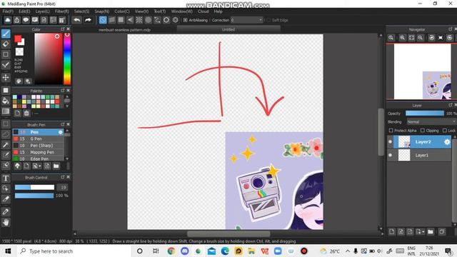 How to Make a Seamless Pattern In Medibang Paint Pro смотреть онлайн