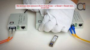 Single Mode to Multimode Converter Application of SFP to SFP media converter