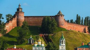 Путешествие по стене Кремля Нижний Новгород  A walk on the Kremlin wall of Nizhny Novgorod