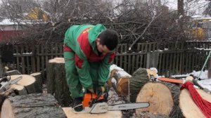Как правильно завести бензопилу. Запуск бензопилы - Обслуживание бензопилы. Часть 9