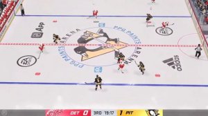 NHL 22 PS4. 2021-2022 REGULAR SEASON 03.27.2022: Detroit RED WINGS AT Pittsburgh PENGUINS !