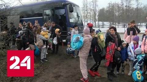 В Петербурге многодетные семьи Донбасса получили дома - Россия 24 