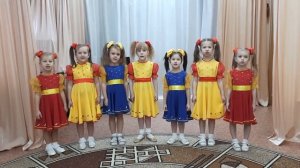 Ансамбль "Конфетти". (5 лет) Песня "Потому что осень!" Л. Некрасовой.