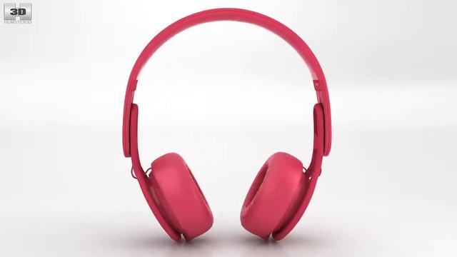 Beats Mixr High-Performance Professional Pink by 3D model store Humster3D.com смотреть онлайн