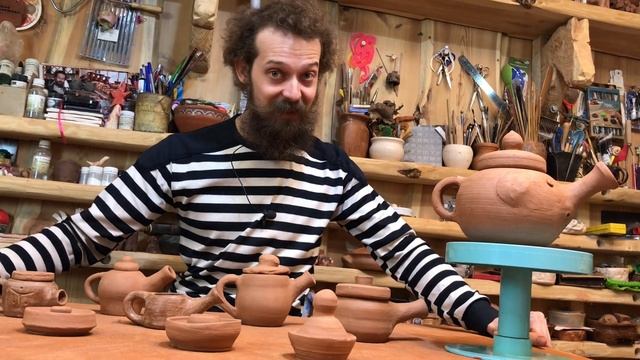 ? Делаем чайники в гончарной школе Подарите Василию круг Волшебство керамики смотреть онлайн