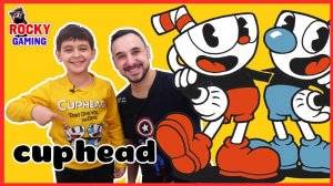 КТО СТАЛ ЛУЧШЕЙ БОЕВОЙ ЧАШКОЙ? Рокки, Ярик и Папа Роб играют в CUPHEAD! Сборник.