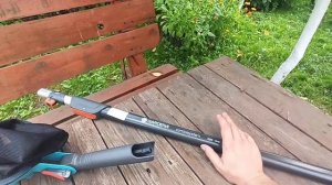 Комбисистема GARDENA:  Ручка телескопическая 160-290 см,      Плодосъемник ,насадка .