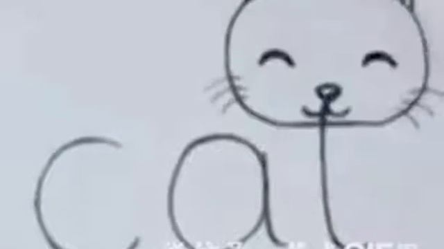 Быстрый и лёгкий способ рисовать кота