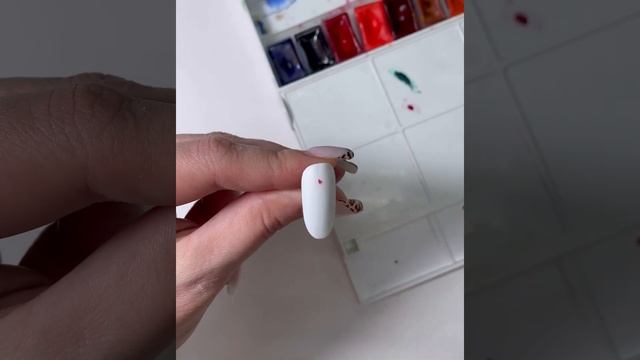 Вводный урок 3. Акварель на ногтях