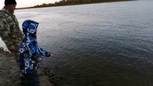 Как я поймал язя на закидушку осенью.