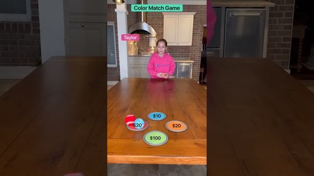 Color match money challenge!! #familygamenight