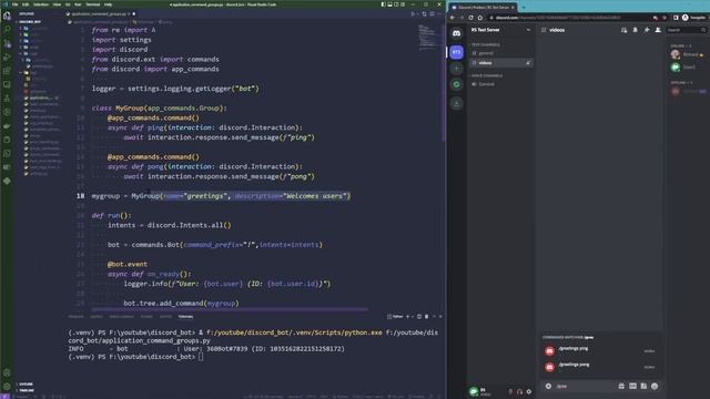 How to Organize your Application Commands with Groups in Discordpy2
