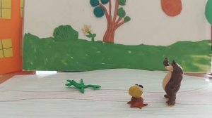 Колобок мульт из пластилина