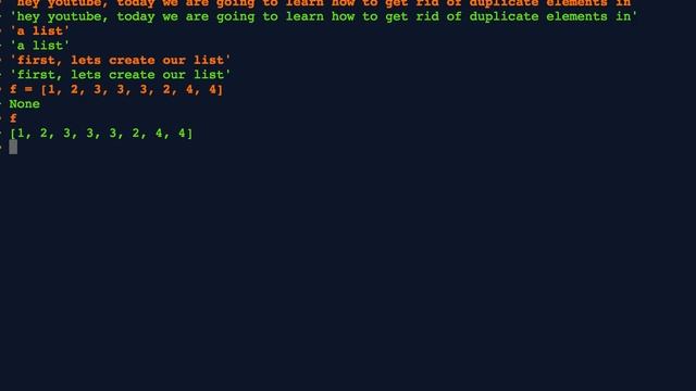 Python remove all duplicate values from a list смотреть онлайн