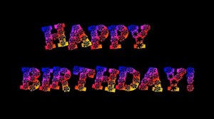 Happy birthday green screen !Footage chromakey green screen mask pattern chromakey Хэппи бездей