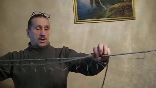 Посадка рыболовной рамованной сети, ч.7 ( верха) смотреть онлайн