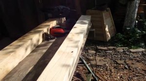 Как подготовить деревянные столбцы для забора.