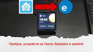 Проброс устройств из Home Assistant в ewelink. Управление устройствами Home Assistant через облако.