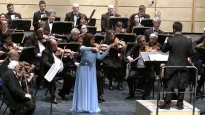 Glazunov Violin Concerto Dina Zemtsova Goyfeld. Haifa Symphony Orchestra