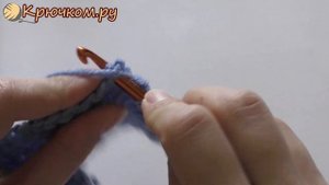 Как закрыть петли в тунисском вязании